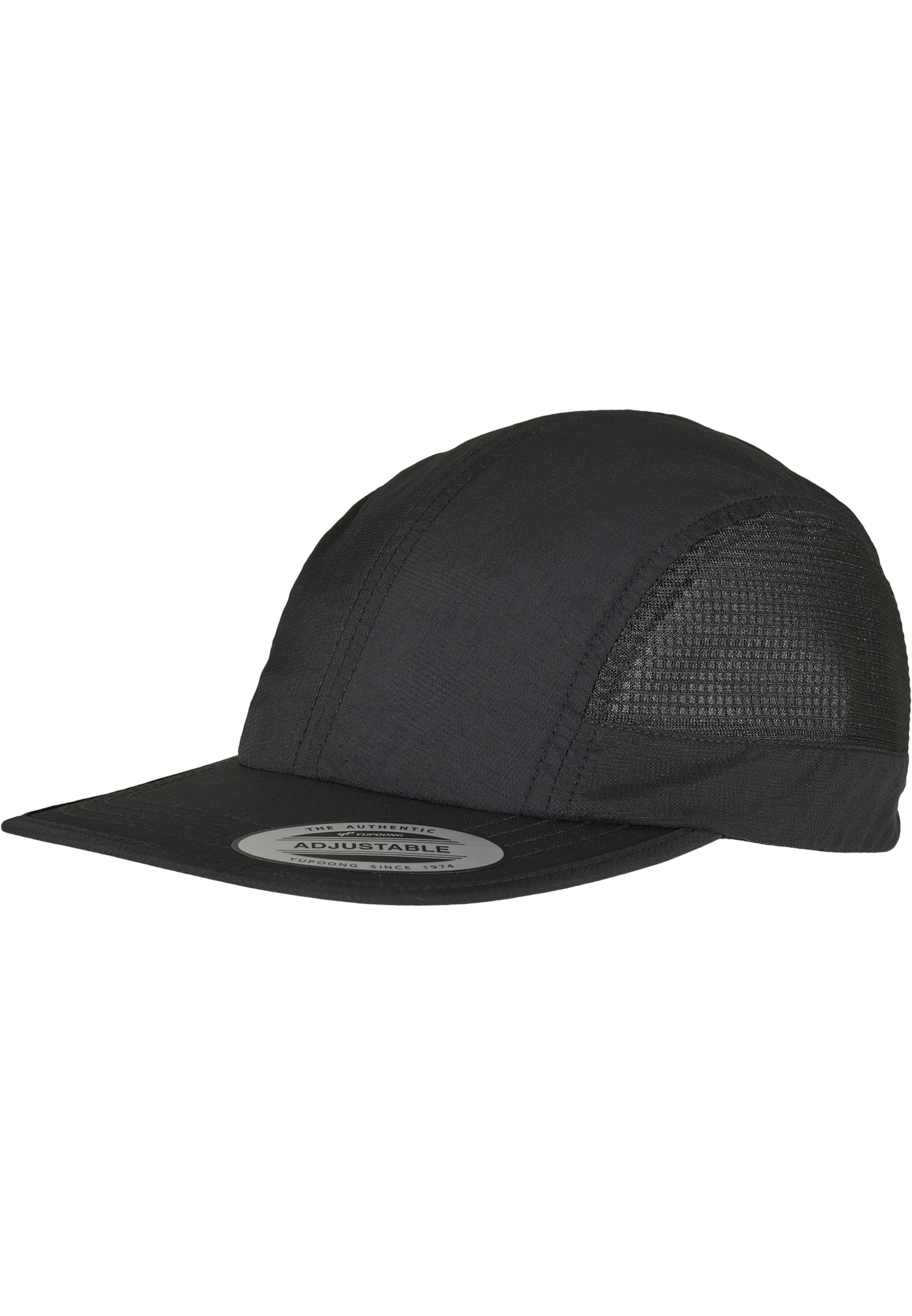 Flexfit Cap in Schwarz: Vorderseite