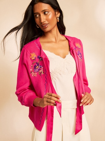 Giacchetta di love & roses in rosa