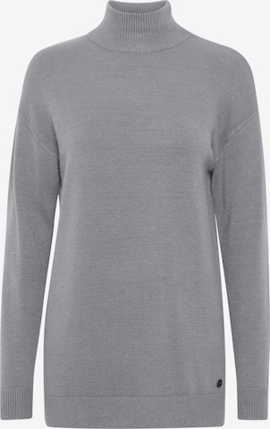 Pull-over 'Ratina' Oxmo en gris : devant