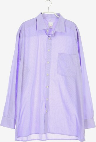 OLYMP Button Up Shirt in XS in Purple: front