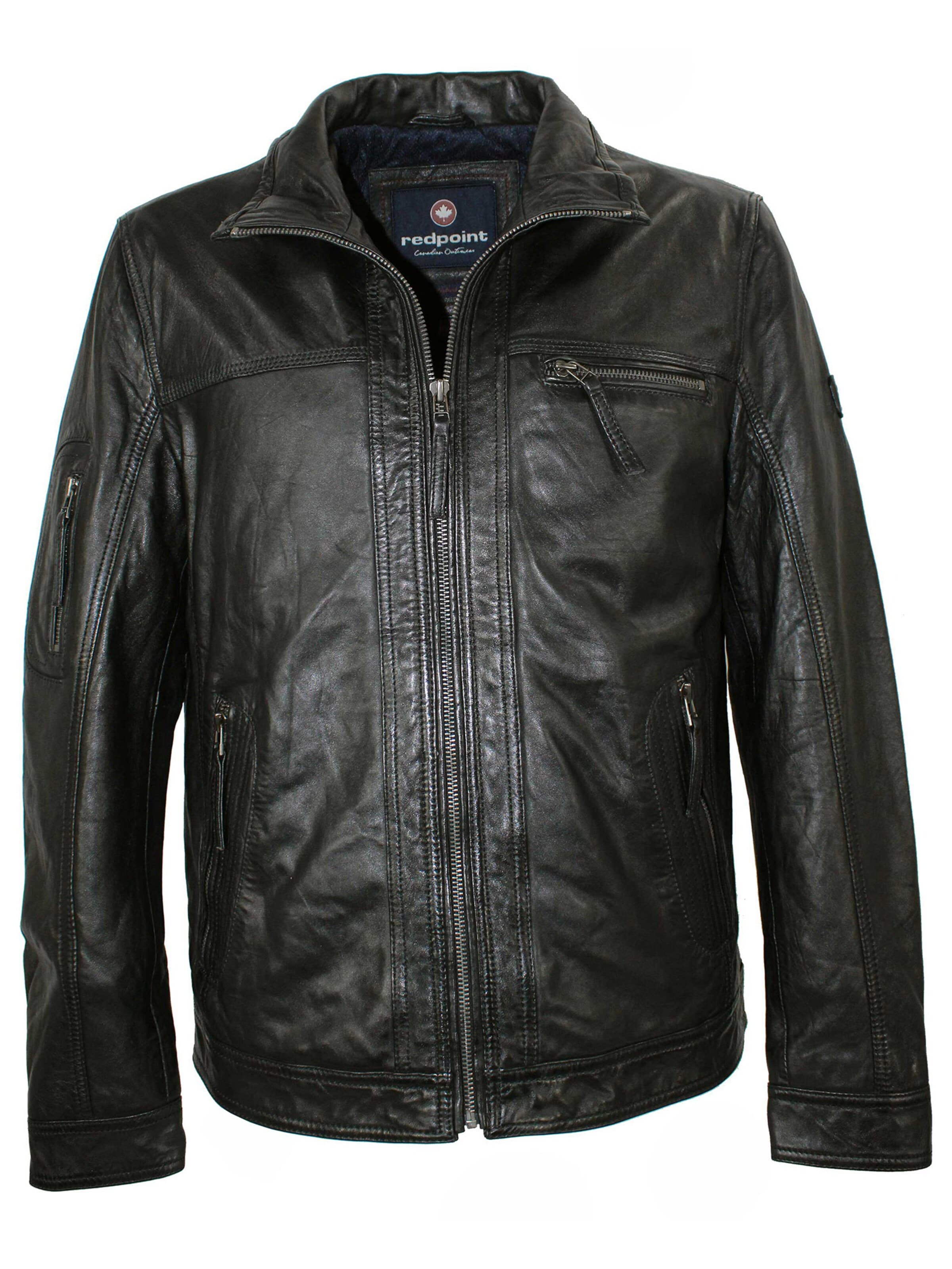 Veste mi-saison 'Brice' REDPOINT en noir : devant