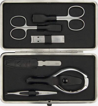 kai Beauty Care Manicure-Set in schwarz / silber, Produktansicht