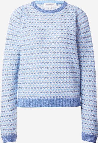 Fabienne Chapot - Pullover 'Rose' em azul: frente