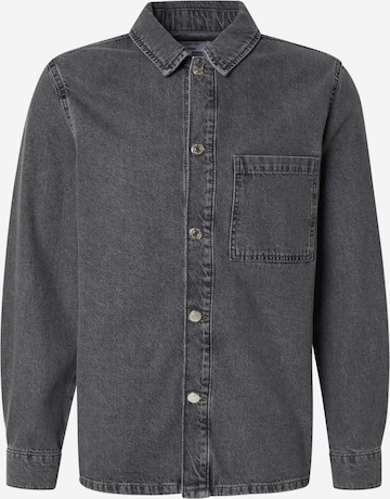 pilka DAN FOX APPAREL Marškiniai 'Essential': priekis