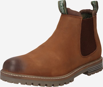 Barbour Chelsea Boots 'Walker' in Braun: predná strana