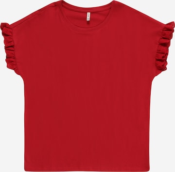 KIDS ONLY Shirt 'Iris' in Rood: voorkant