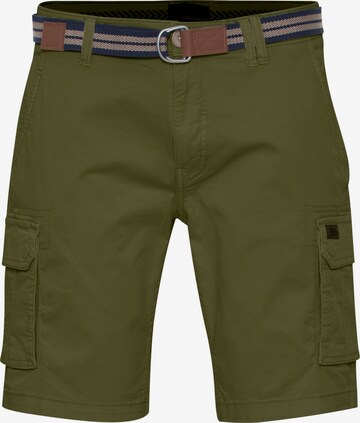 Regular Pantalon cargo BLEND en vert : devant