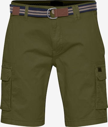 Pantalon cargo BLEND en vert : devant