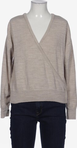 NA-KD Sweater & Cardigan in S in Beige: front