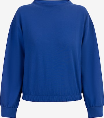 Sweat-shirt MYMO en bleu : devant