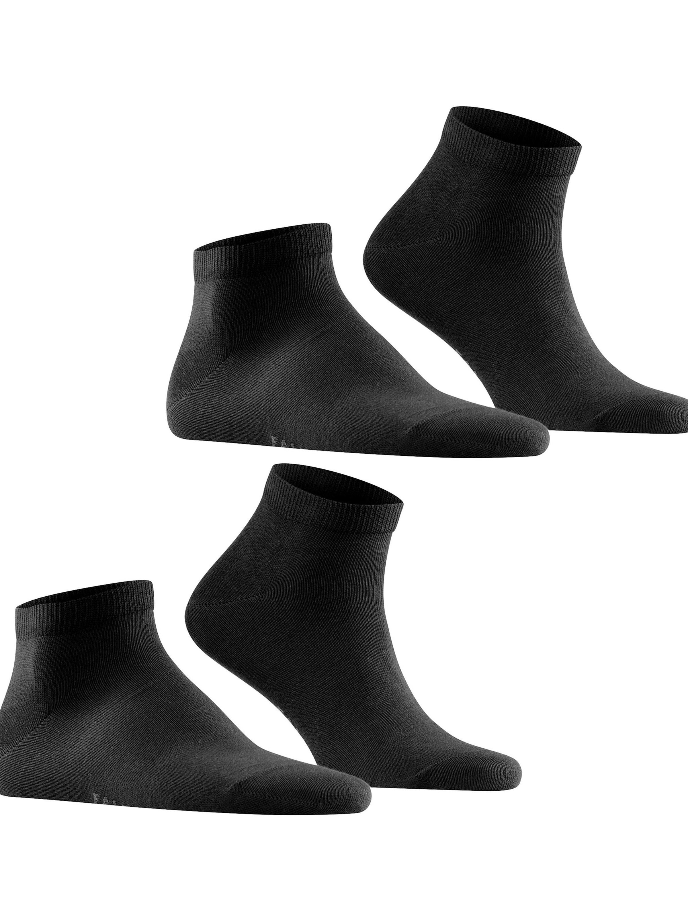FALKE Socks 'Happy 2-Pack' in Black