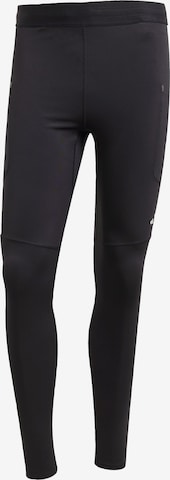 juoda ADIDAS PERFORMANCE Siauras Sportinės kelnės 'Ultimate': priekis