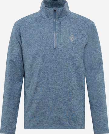 Pull-over de sport SKECHERS en bleu : devant