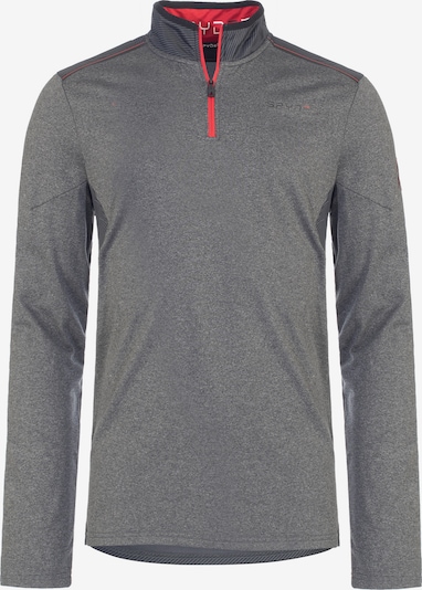 Spyder Sports sweatshirt in Dark grey / Red / Black, Item view