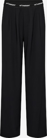 Pantalon 'Amina' co'couture en noir : devant