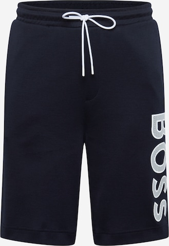 BOSS Green Pants 'Heos' in Blue: front
