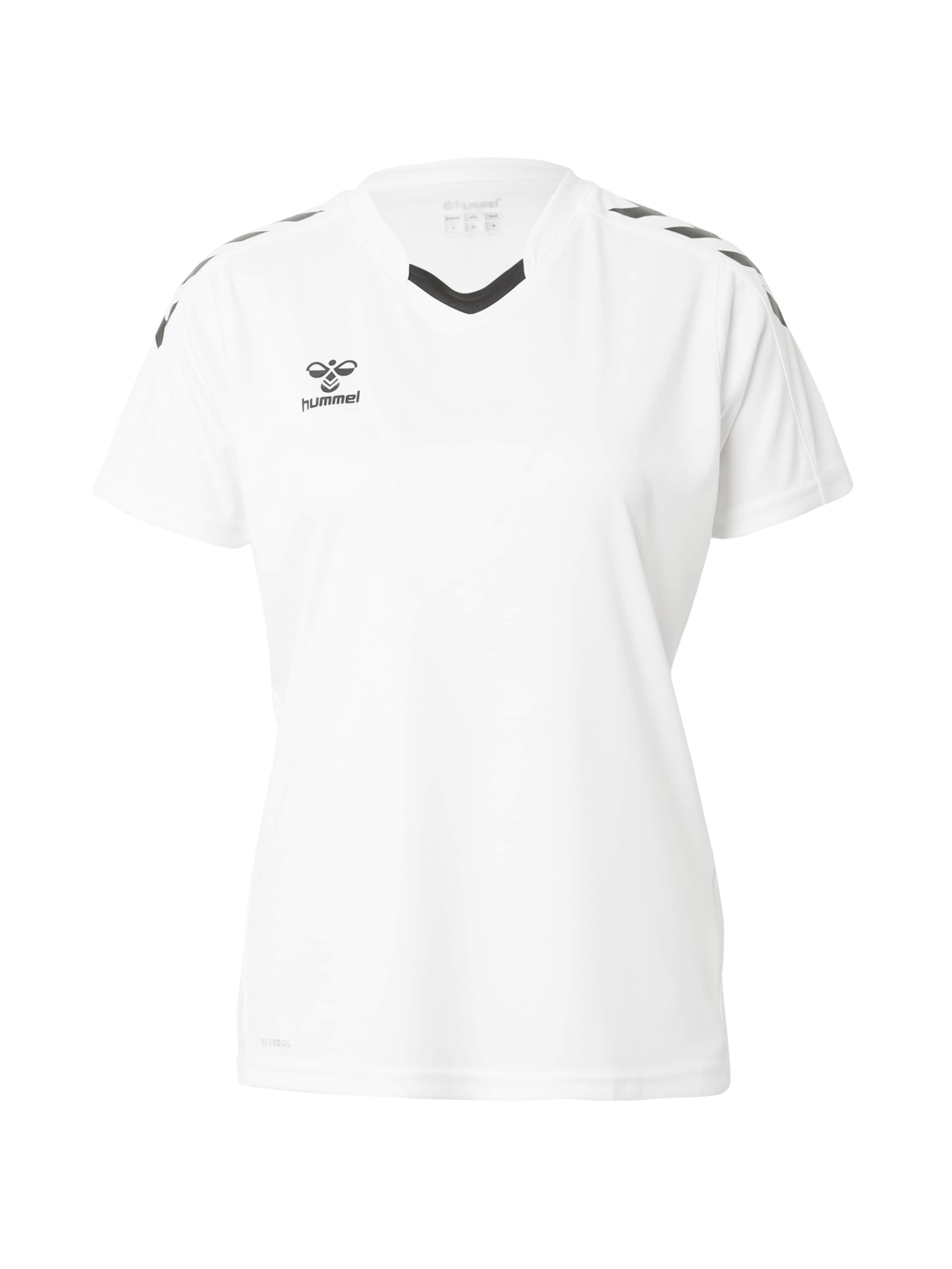 Hummel Αθλητική φανέλα σε λευκό: μπροστά