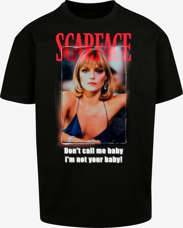 MT Upscale Bluser & t-shirts 'Scarface Don't Call Me Baby' i sort: forside