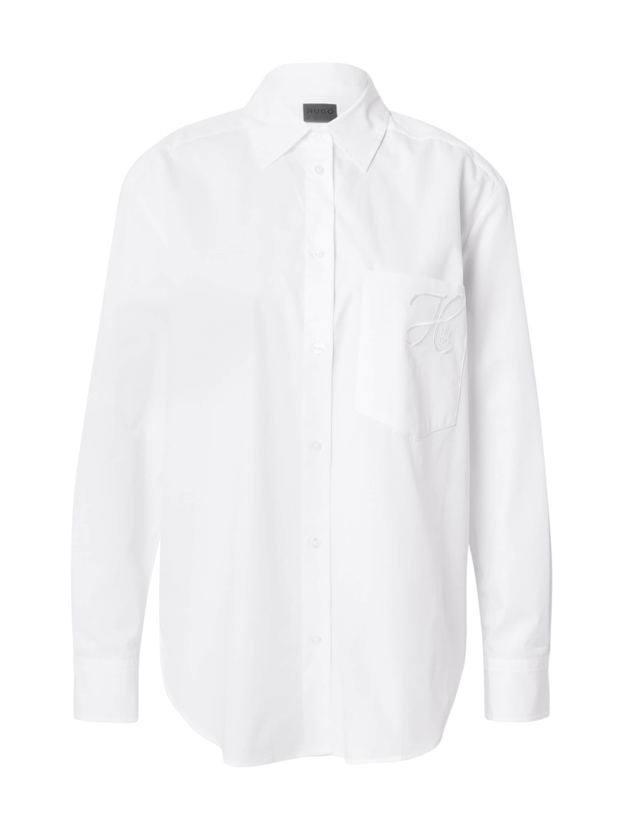 Chemisier 'Ejailo' HUGO en blanc : devant