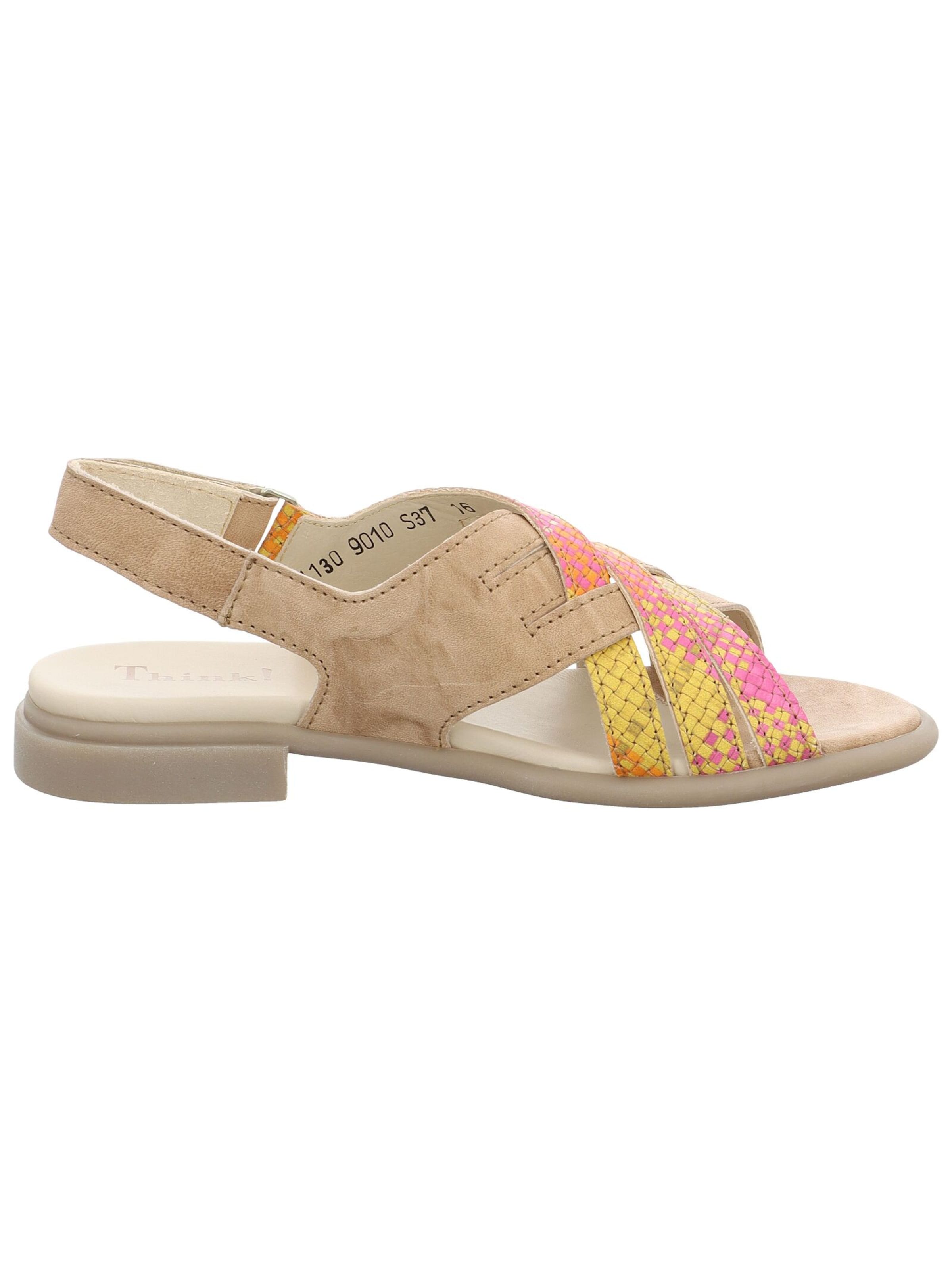 THINK! Strap Sandals in Beige