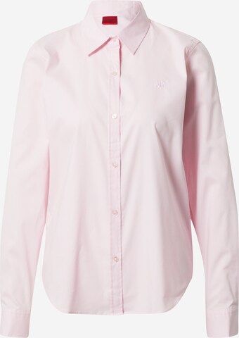 HUGO Blouse in Roze: voorkant