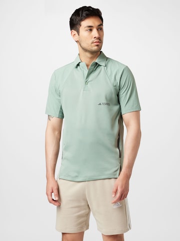 T-Shirt fonctionnel 'Campyx' ADIDAS TERREX en vert : devant