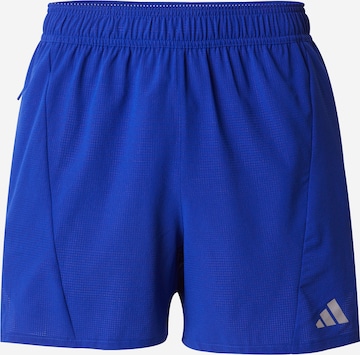 Pantalon de sport 'Designed For Training' ADIDAS PERFORMANCE en bleu : devant