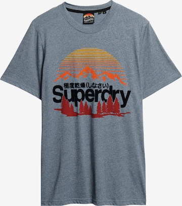 Superdry Shirt in Blauw: voorkant