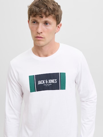 Maglietta 'JJHAYATO' di JACK & JONES in bianco