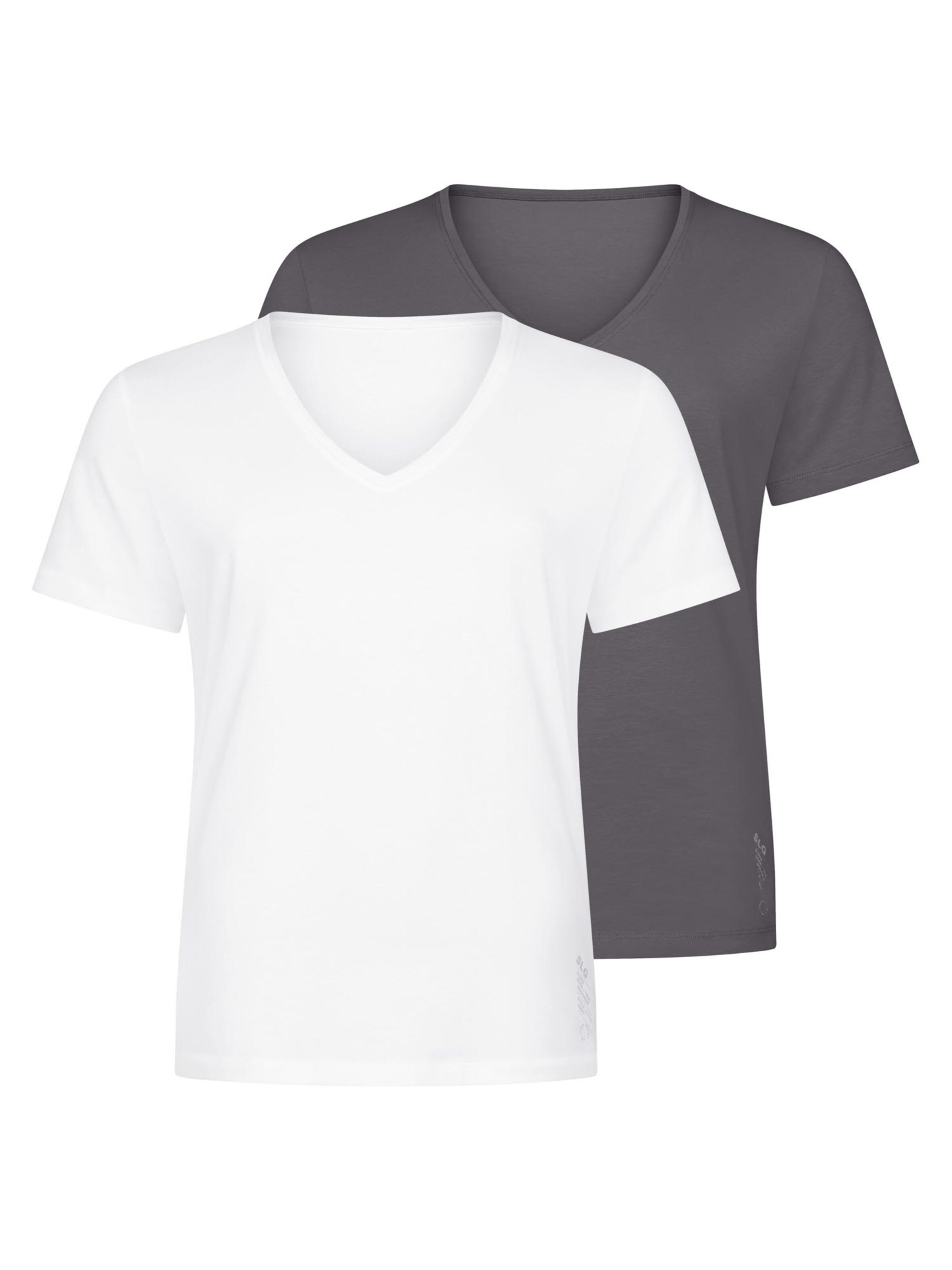SLOGGI Undershirt 'SLG Base' in Silver: front