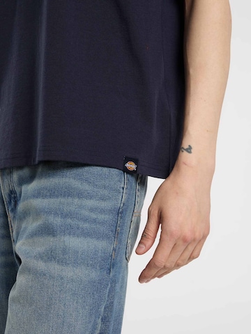 DICKIES - Camisa 'Forth Shaw' em azul
