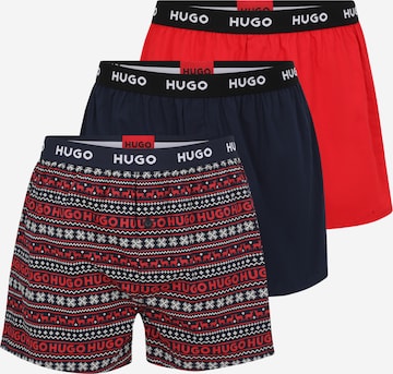 Boxers HUGO en bleu : devant