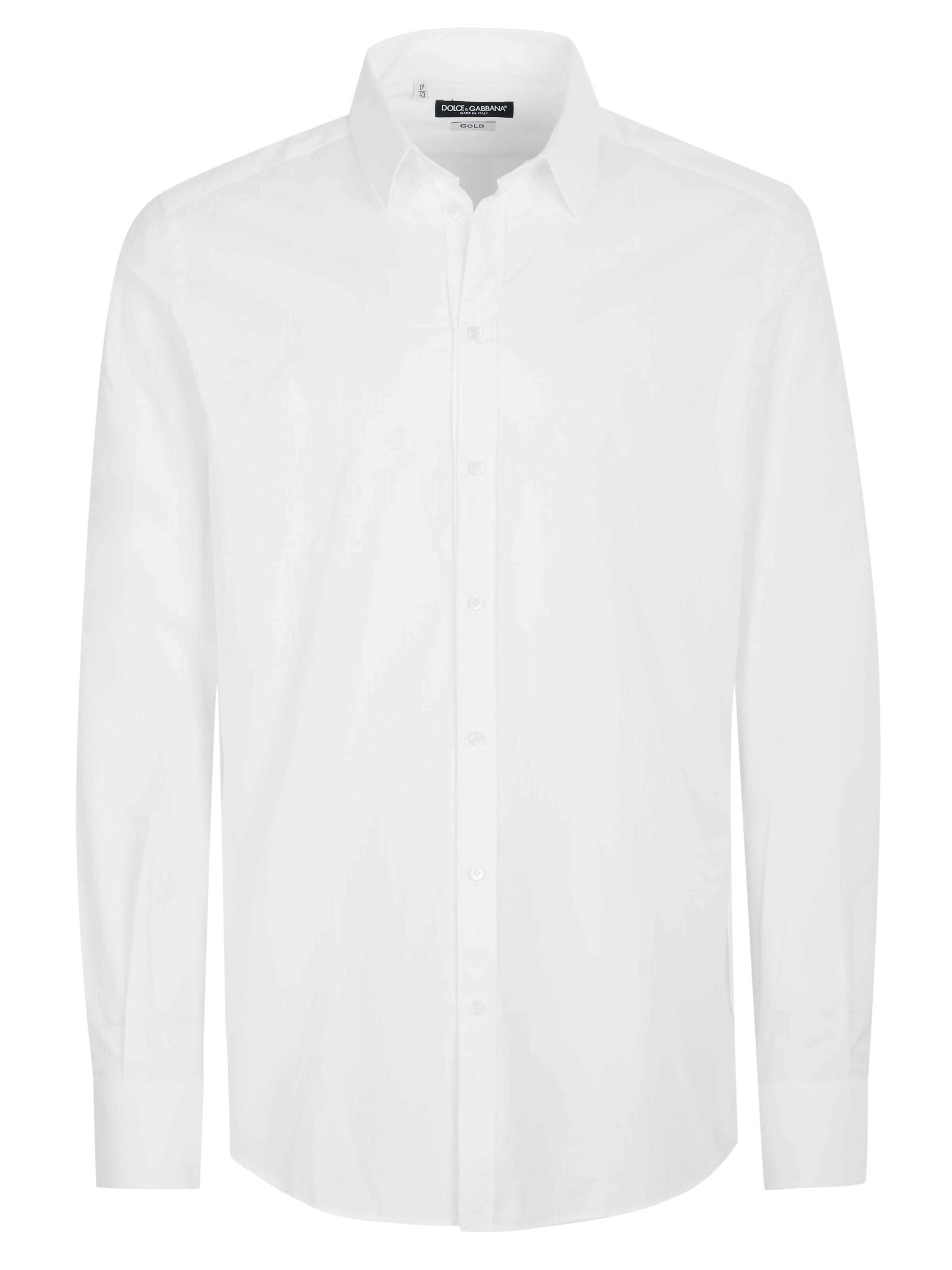 DOLCE & GABBANA Button Up Shirt in XXL in White, Item view