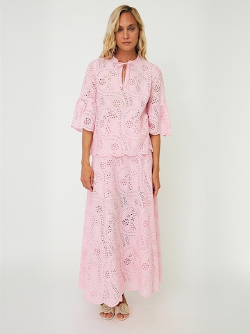 Crās Shirt 'Brizacras' in Lila: voorkant
