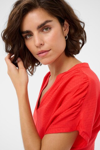 Kaffe - Blusa 'KAgina' em vermelho