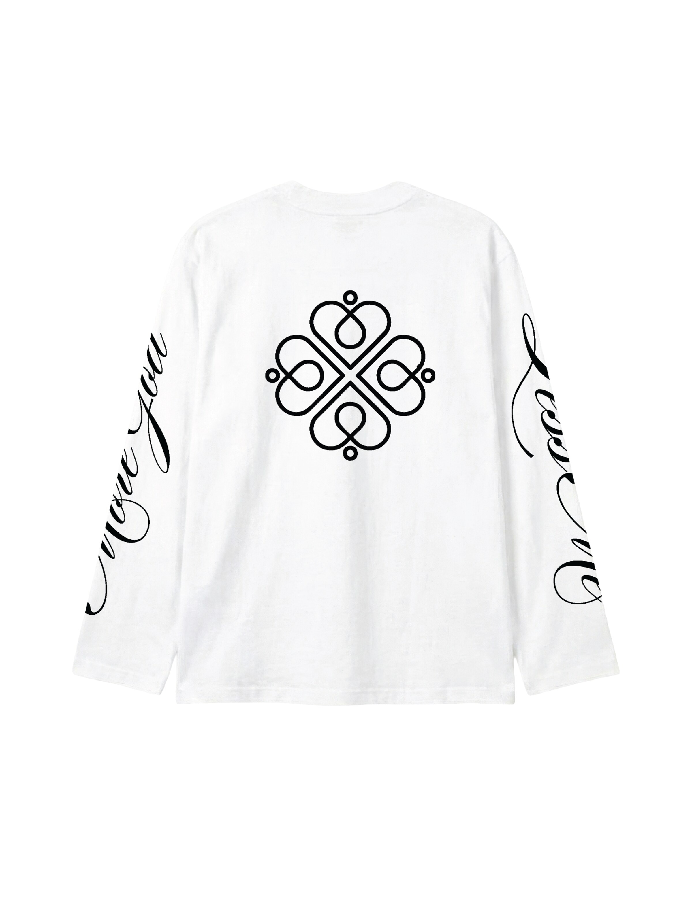 ATMOS Shirt 'Longsleeve 'More God Less Me''‌‌‌ in Weiß