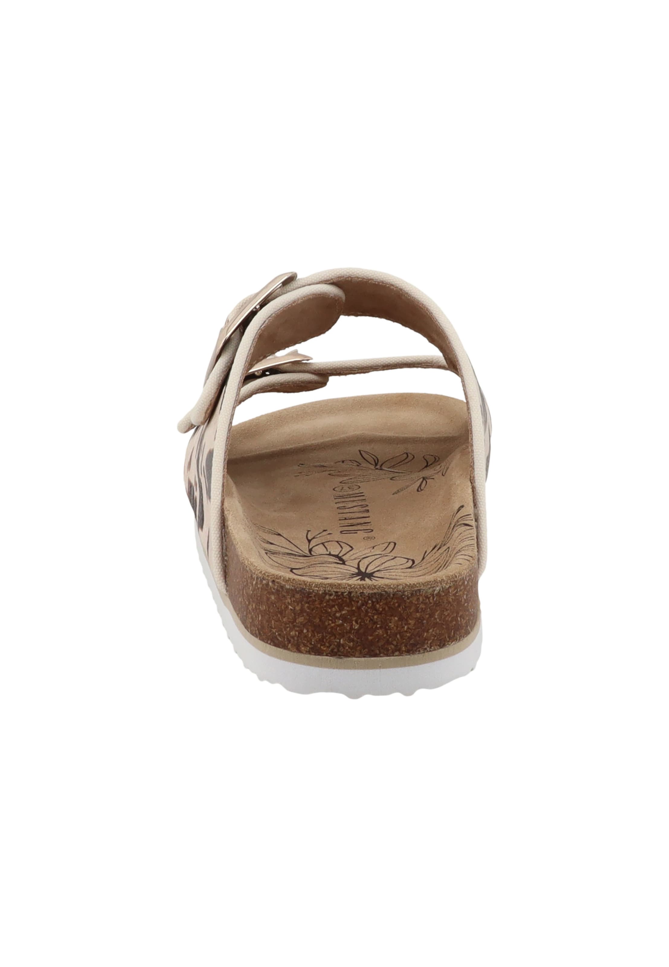 MUSTANG Pantolette in Beige