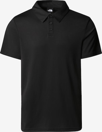 THE NORTH FACETehnička sportska majica 'TANKEN' - crna boja: prednji dio