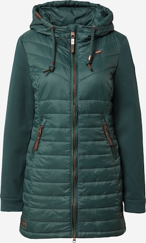 Ragwear Between-Season Jacket 'LUCINDA' in Green: front