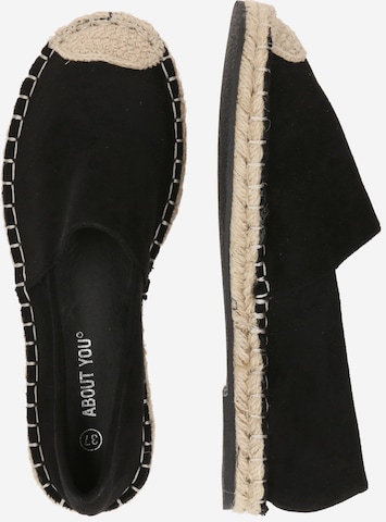 ABOUT YOU Espadrilles 'Janine' in Black