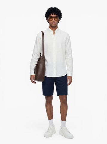 SELECTED - Ajuste regular Camisa 'SLHKALLE' en blanco