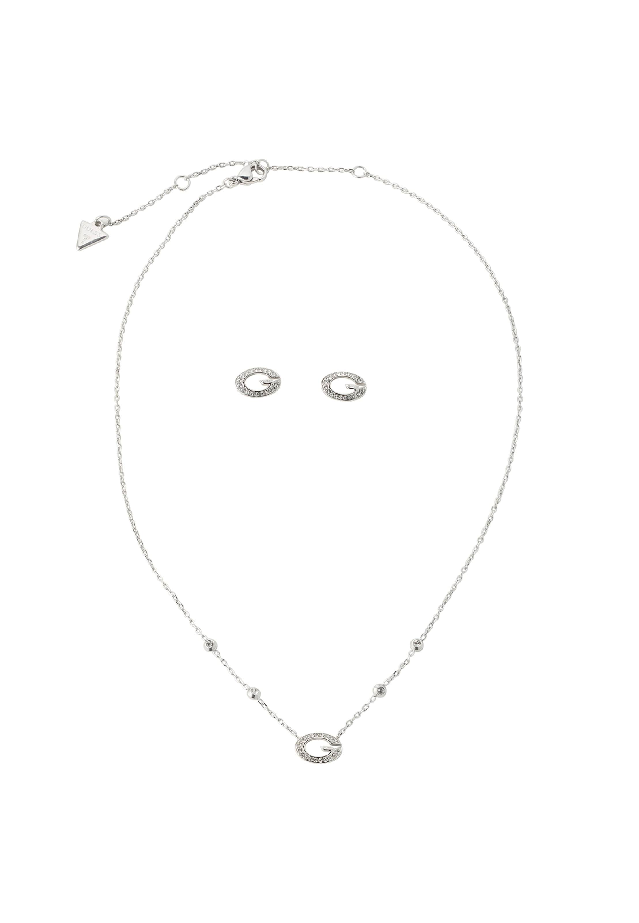 GUESS Sieraden set 'CAMDEN' in Rood: voorkant