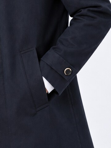 ALLTHEMEN Between-Seasons Coat 'Nebel' in Blue