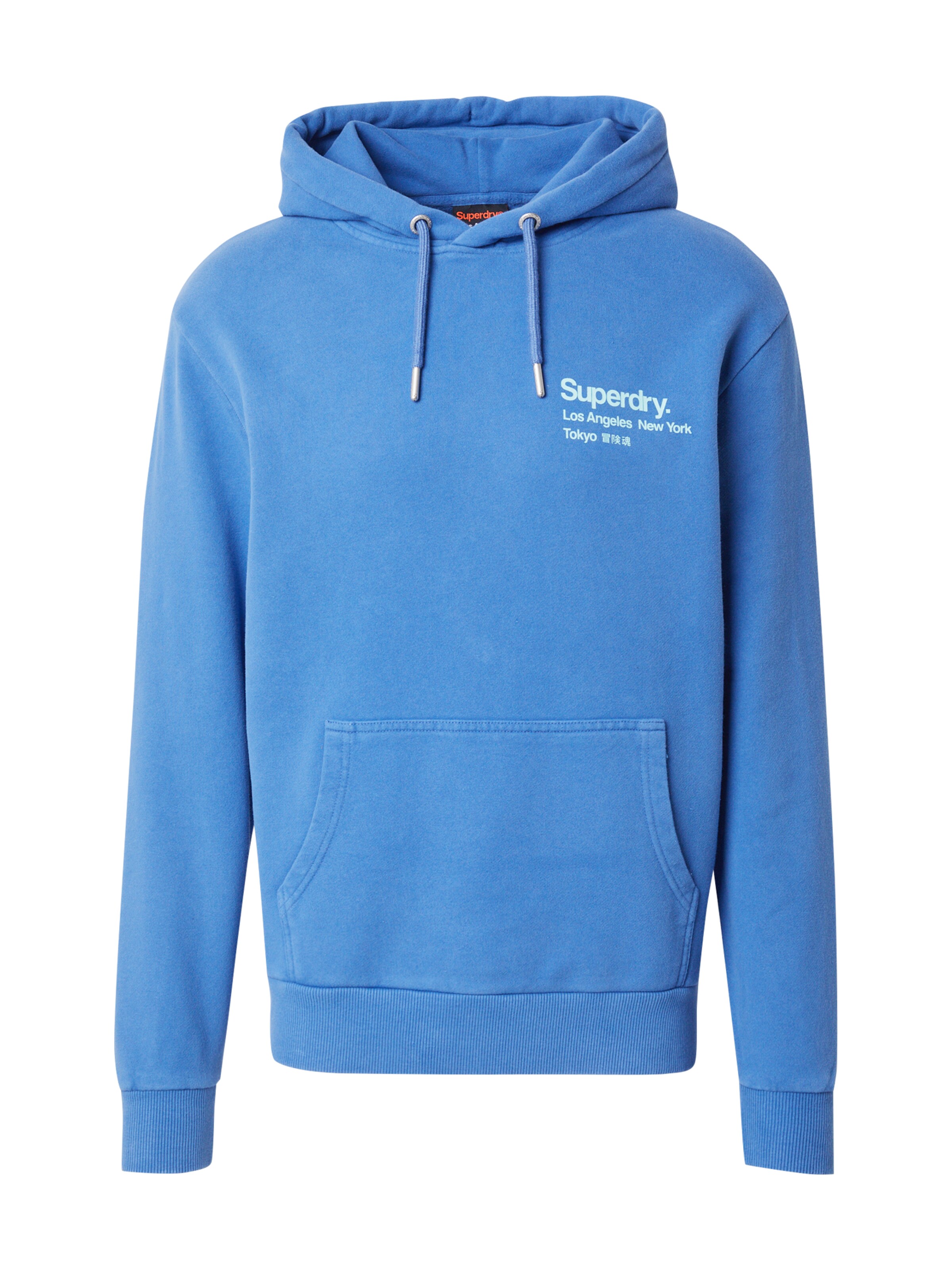 Superdry Sweatshirt 'City' in Blue: front