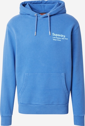 Sweat-shirt 'City' Superdry en bleu : devant