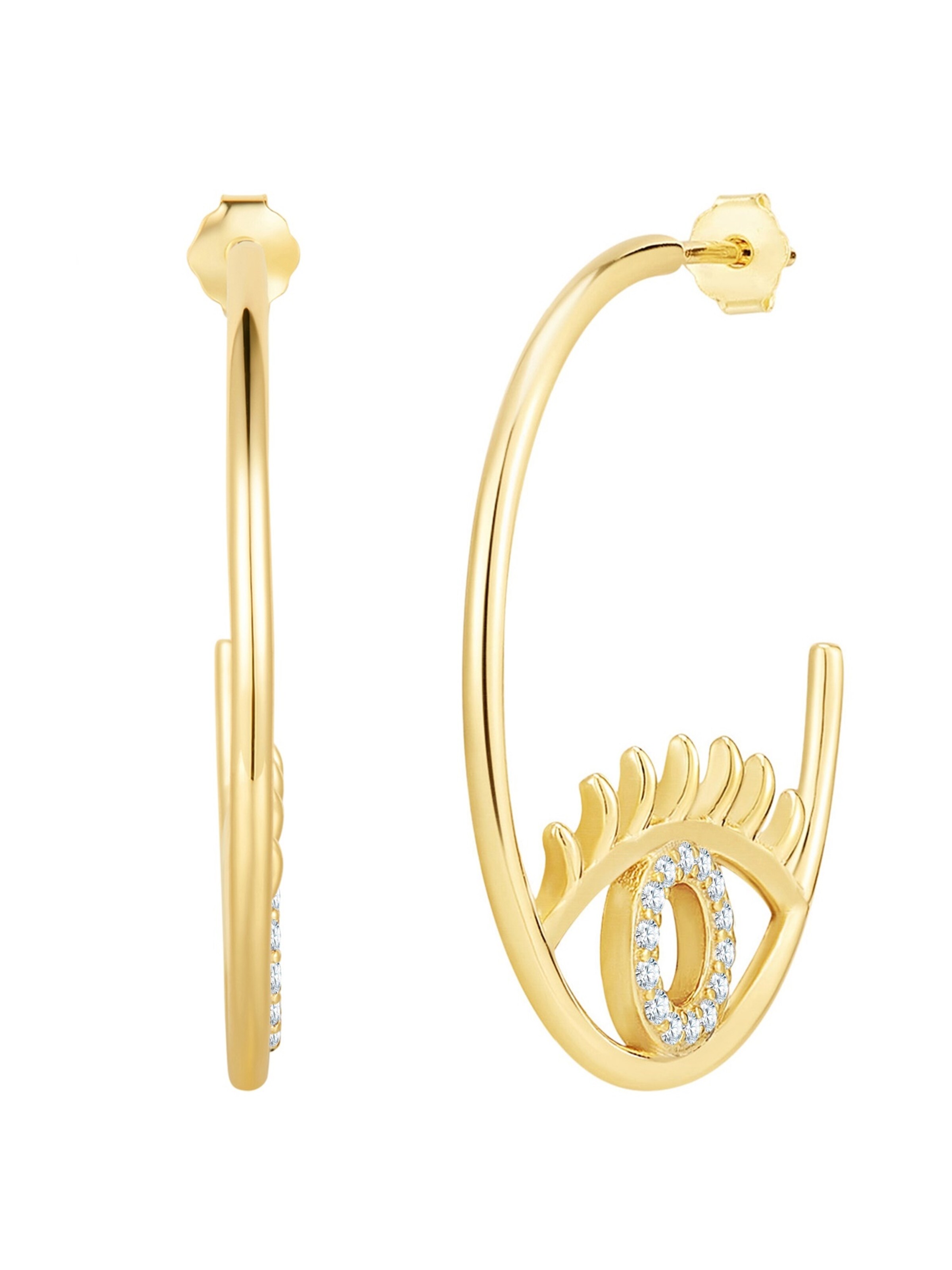 Glanzstücke München Oorbellen in Goud: voorkant