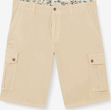 bugatti Regular Cargo Pants in Beige: front