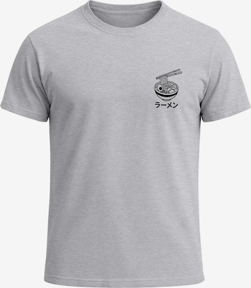 Neverless Shirt 'Ramen' in Grey: front