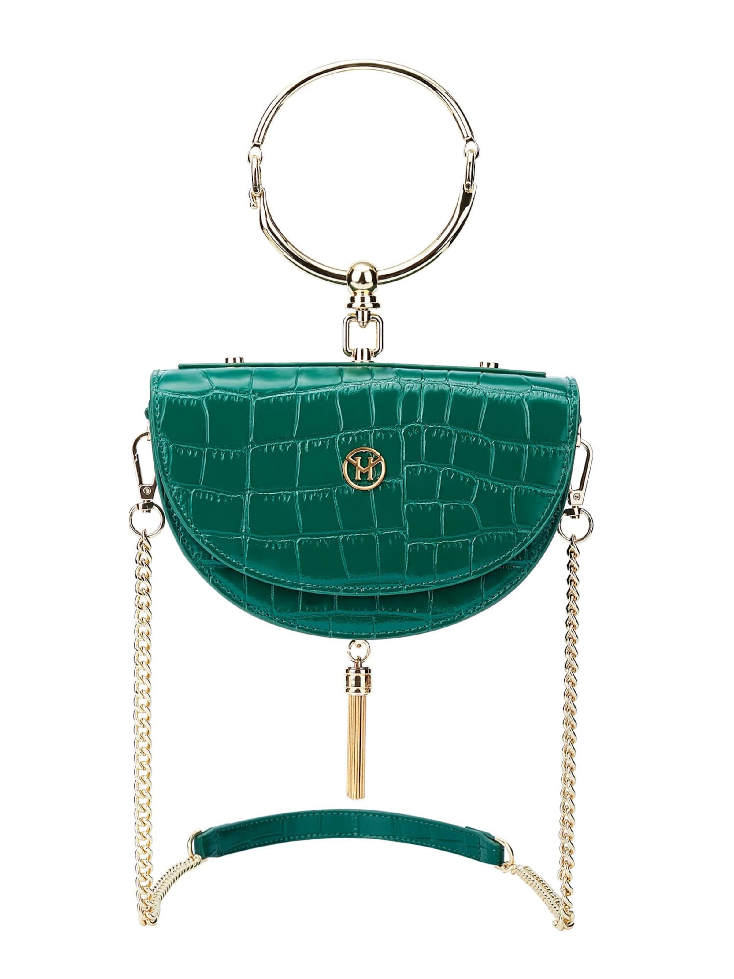 Victoria Hyde Handbag in Green: front
