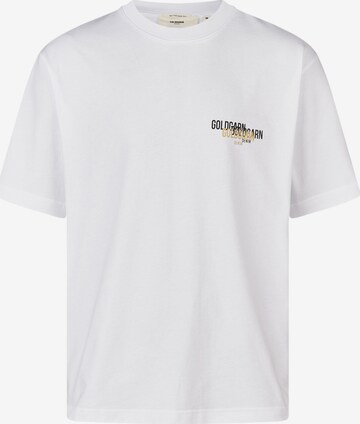 T-Shirt Goldgarn en blanc : devant